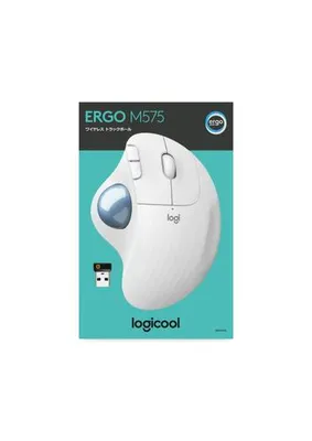 Obrázek produktu pro Logitech ERGO M575, Pro praváky, Trackball, RF bezdrátové + Bluetooth, 2000 DPI, Bílá