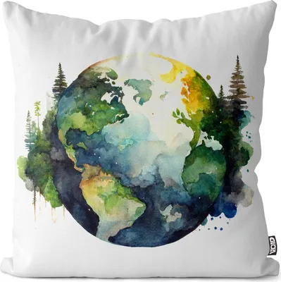 Produktbild von VOID Erde Umwelt Earthday Natur Kissenbezug Kissenhülle Polyester wasserfest Outdoor Indoor