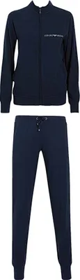 Produktbild von Emporio Armani Damen Hausanzug Freizeitanzug mit Zip in Blau Gr.XS
