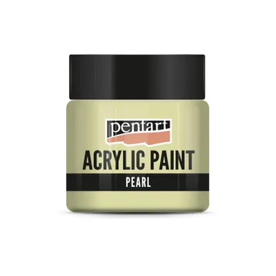 Obrázok produktu pre PENTART akrylová farba perleťová, 50 ml žltá