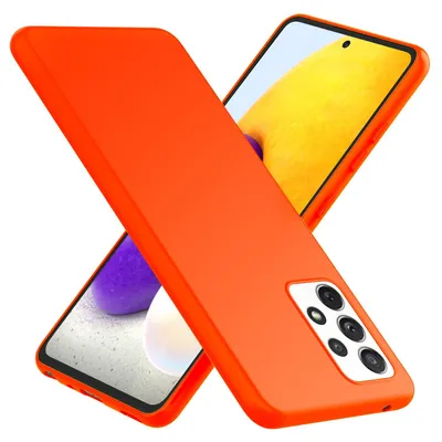 Zdjęcie produktu dla NALIA Neon Etui na telefon Samsung Galaxy A72, silikonowe, miękkie etui na telefon Pomarańczowy