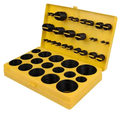 O-Ring-Sortiment 420-tlg., NBR, Ø 3-50 mm, Dichtungsset