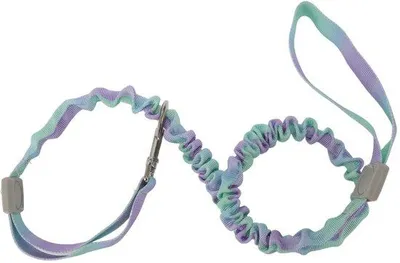 Productafbeelding van Unyqoos® Verstelbare hondenriem, 110–160 cm – gemaakt van stevig nylon, met dubbele, zachte handgrepen, snelsluiting, geschikt voor veilig wandelen en training, en geschikt voor gebruik met halsbanden