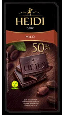 Productafbeelding van Heidi Dark Mild, 50%, 80 gram