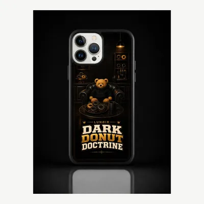 Productafbeelding van iPhone 13 Pro Max hoesje, telefoonhoesje, beschermhoesje, case met donutmotief – LUNØIR ©