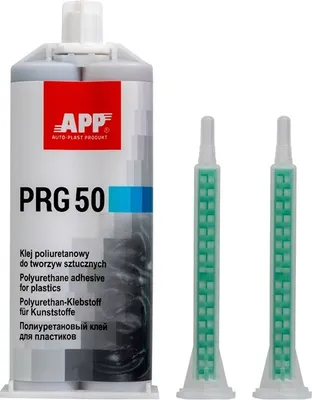 Produktbild von 2K Polyurethan Kunststoffkleber 50ml schwarz APP PRG50 Industriekleber