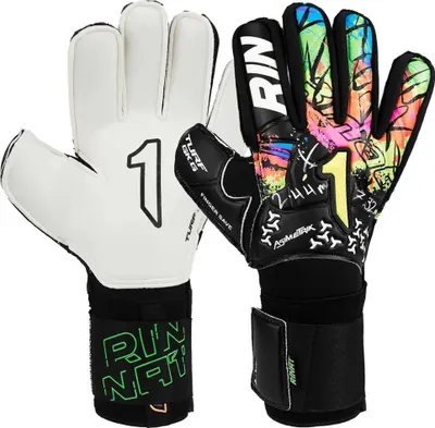 Immagine prodotto di Guanti da portiere Rinat Asimetrik Spine Turf Nero 6 Nero 6