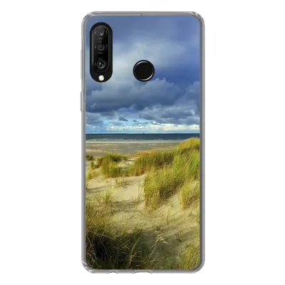 Produktbild von MuchoWow® Handyhülle Schutzhülle Hülle für Huawei P30 Lite Nordsee - Vlieland - Dünen Silikon Softcase Handy Hülle - Handyhülle