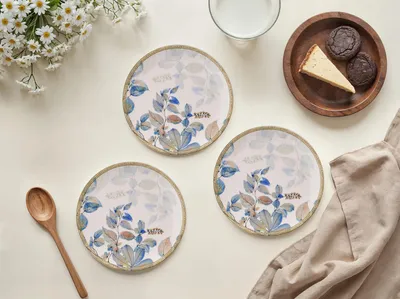 Produktbild von Hermia Concept, Hochwertiges Dessertteller-Set (6 Stück) aus 100% Keramik | 19,3 cm