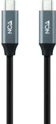 Produktbild von NANOCABLE 10.01.4300 - USB 3.2 Gen2x2 20Gbps 5A/100W 4K/60Hz USB-C/M-USB-C/M Kabel, Schwarz, 0,5 m