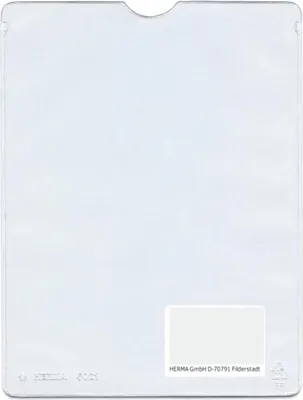 Produktbild von HERMA Ausweishülle PP 1-fach 0,14 mm Format: 76 x 107 mm (1 Hülle)