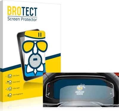 Produktbild von BROTECT Entspiegelungs Schutzglas für Volkswagen Tiguan 2021 Digital Cockpit Pro Schutzfolie Panzer Folie Glas Display Schutz matt