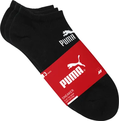 Obrázok produktu pre Y7574 PUMA 3-Pack členkové ponožky čierne Puma ponožky čierne Veľkosť 39-42