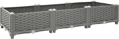 Produktbild von "2026 Promotion" Hochbeet - Pflanzkasten - 120x40x23 cm - Polypropylen - Beete CC1618