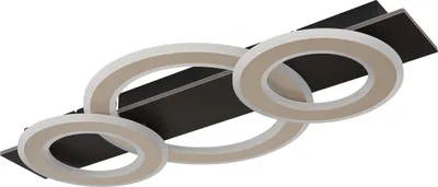 Produktbild von Globo Lighting Deckenleuchte Metall schwarz matt, LED