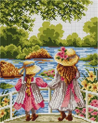 Obrázek produktu pro Sestava pro vyšívání křížkovým stehem Malwina 24x30cm - č. 6007