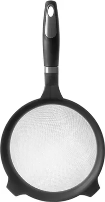 Produktbild von Küchensieb aus Stahl mit Griff zum Abtropfen und Sieben, 19,5 cm