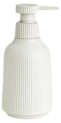 Produktbild von HOMLA ZERANO-Spender, geriffelt, weiß, 8,5 × 18,5 cm