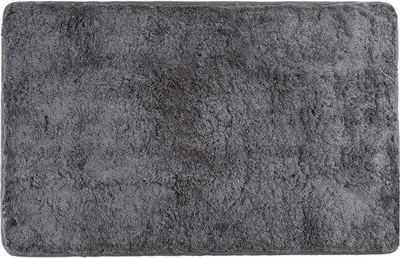 Immagine prodotto di Tappetino da bagno Ibzenoa® in morbida microfibra – altamente assorbente e antiscivolo, ideale per il bagno e per pavimenti riscaldati, 50 x 80 cm, colore antracite