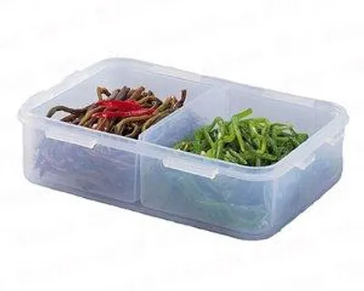 Produktbild von Lock&Lock - Lock & Lock - 550 ml rechteckig, mit 2 Innenboxen