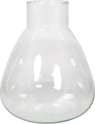 Produktbild von INNA-Glas Glas Vase Rosetta, klar, 28,5 cm, Ø 24,5 cm - Dekovase