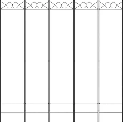 A simple line drawing of a room divider.