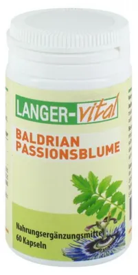 Immagine prodotto di LANGER-vital Valeriana Passiflora 200 mg capsule, 60 capsule