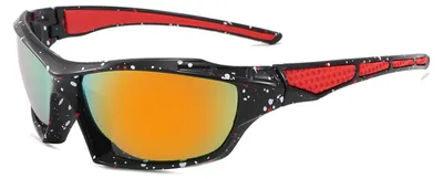 Produktbild von Outdoor-Radbrille mit UV-Schutz, winddicht, leicht, polarisiert, für Damen und Herren, Motorrad- und Fahrradsportbrille