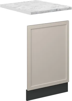 Produktbild von Frontblende Vicco Fame-Line GrauBeige 45 cm , AP Marmor, Model 50410