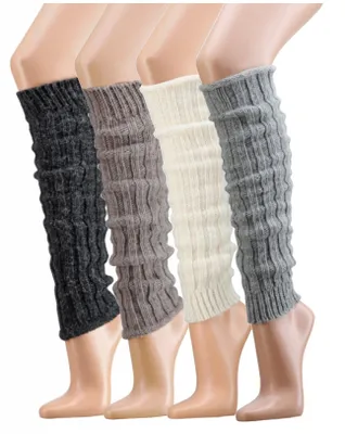 Produktbild von 1 Paar Grobstrick Stulpen mit Alpaka und Schaf-wolle Legwamer Beinwärmer Damen und Mädchen Einheitsgröße beige