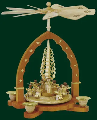 Produktbild von Tischpyramide Engelkonzert natur Höhe= 27cm NEU