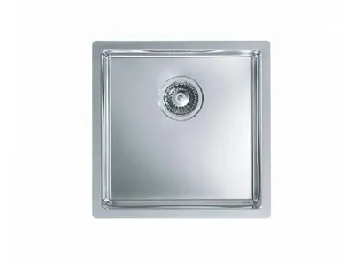Produktbild von Flachrand Spüle ALVEUS QUADRIX 30 mit aus Edelstahl gebürstet / Edelstahlspüle