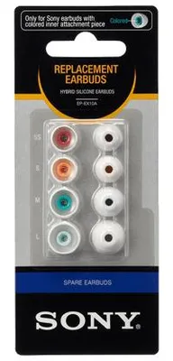 Immagine prodotto di SONY EP-EX10A Inserti auricolari ibridi in silicone - bianco