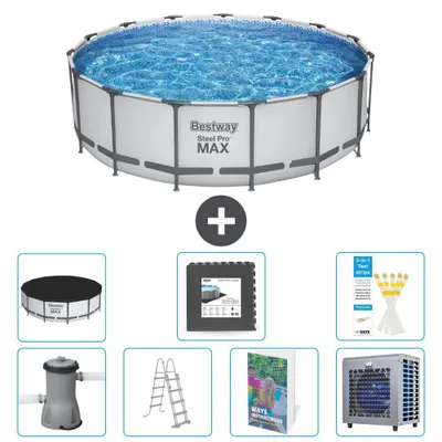 Produktbild von Bestway Steel Pro MAX Rund - 488x122 cm - 8-teilig  S538