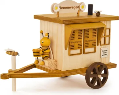 Produktbild von Räucher-Bienenwagen (17cm) von Dregeno Seiffen