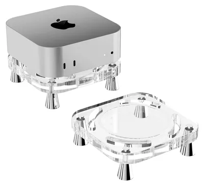 Acryl-Ständer für Mac mini M4/M4 Pro, transparent, mit Wärmeableitung