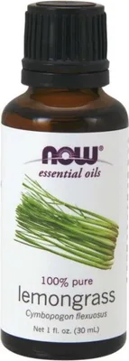 Produktbild von NOW Foods Lemongrass Oil, 30 ml, Citronella, Aroma-Diffuser
