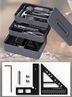 Zdjęcie produktu dla Linijka kalibracyjna CrossLine Linijka pionowa 45�� Kątomierz kąt prosty Linijka kątowa ze stopu aluminium Rysik do drewna Linijka pomiarowa dla stolarzy Akcesoria stolarskie