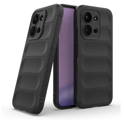 Produktbild von Handy Hülle für Xiaomi Redmi 15C Grip Case Cover Schutzhülle Softgrip Farbe: Schwarz