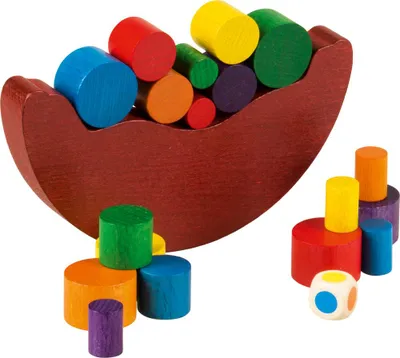 Produktbild von Balancespiel 20 Teile Holz - für Motorik und Konzentration