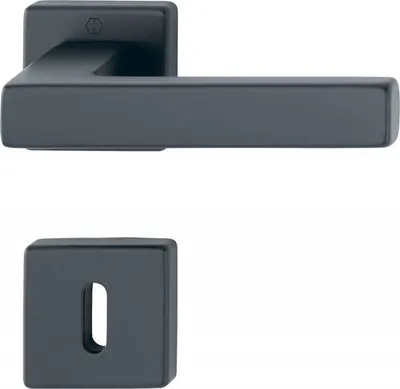 Produktbild von HOPPE Aluminium-Rosetten-Türgriff-Garnitur Austin GRT-SST/F9714M/8/8.5/OB/37-42 - 11790179