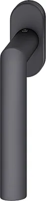 Produktbild von FSB 34 1144 Fenstergriff (Fensterdrücker) ovale Rosette Aluminium schwarz matt