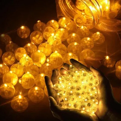 Zdjęcie produktu dla Żarówki LED do balonów, 100 sztuk, oświetlenie imprezowe