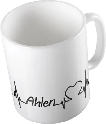 Produktbild von Huuraa Kaffeetasse Ahlen Geschenk Tasse Weiß 330ml Ahlen Präsent