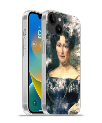 Produktbild von MuchoWow® Handyhülle Schutzhülle Hülle für Apple iPhone 14 Plus - Soft case Kunst - Aquarell - Zeitungspapier Silikon Softcase Handy Hülle - Abbildung