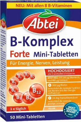Produktbild von Abtei B-Komplex Forte 50ST 11.6g