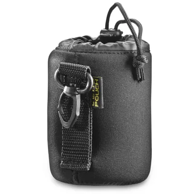 Produktbild von Walimex Objektivbeutel NEO 300 Modell 2011, Größe S / 7 x 7 x 10 cm, aus Neopren, wasserabweisend, mit Tunnelzug, für Kameraobjektive, Objektiv Köcher für Foto Studio Shooting