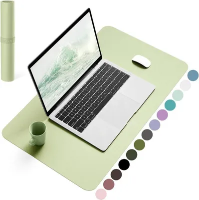 Obrázek produktu pro YSAGi podložka pod myš kožená semišová podložka Matcha 60x35cm