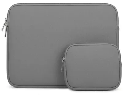 Image de Housse pour Ordinateur Portable 14 Pouces, Protection pour MacBook Pro/Air HP Lenovo Asus - Gris