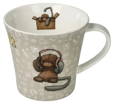 Produktbild von Goebel Coffee-/Tea Mug Anouk - Alle lieben Affi, Fine Bone China, Bunt, 350 ml, 23600181